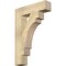 Ekena Millwork Merced Block Rough Sawn Bracket, Douglas Fir, 4"W x 18"D x 26"H BKT04X18X26MRC05RDF - alternate 1